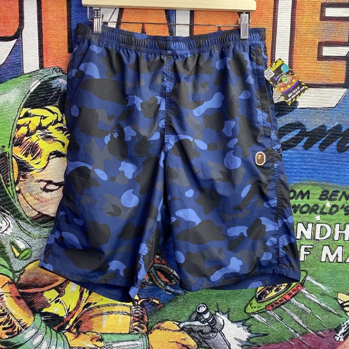 A Bathing Ape BAPE Multi Logo Shorts w/ Leggings in Black NWT A Bathing Ape BAPE Multi Logo Shorts w/ Leggings in Black NWT